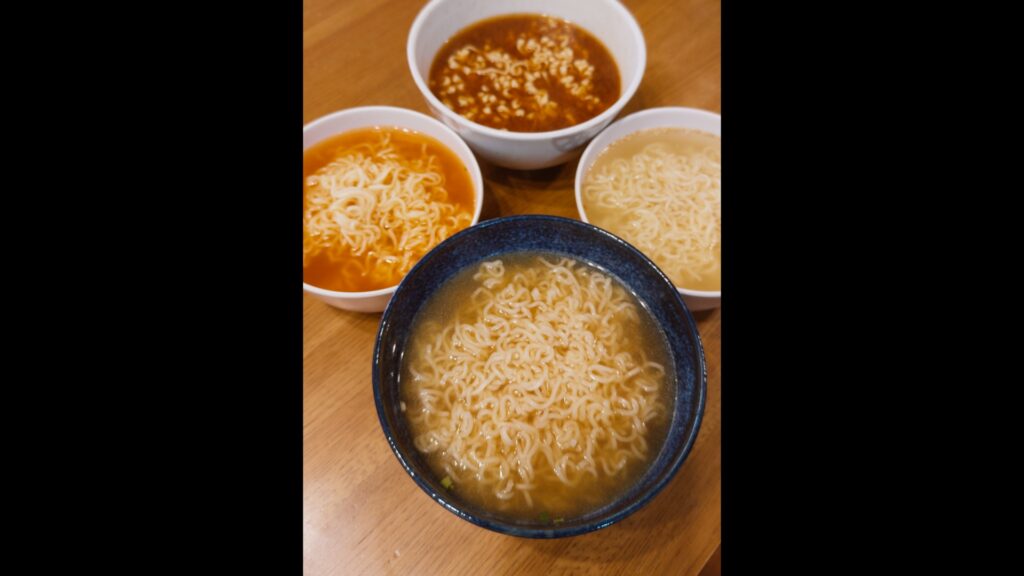 ラーメン・うどん4種セット作ってみた