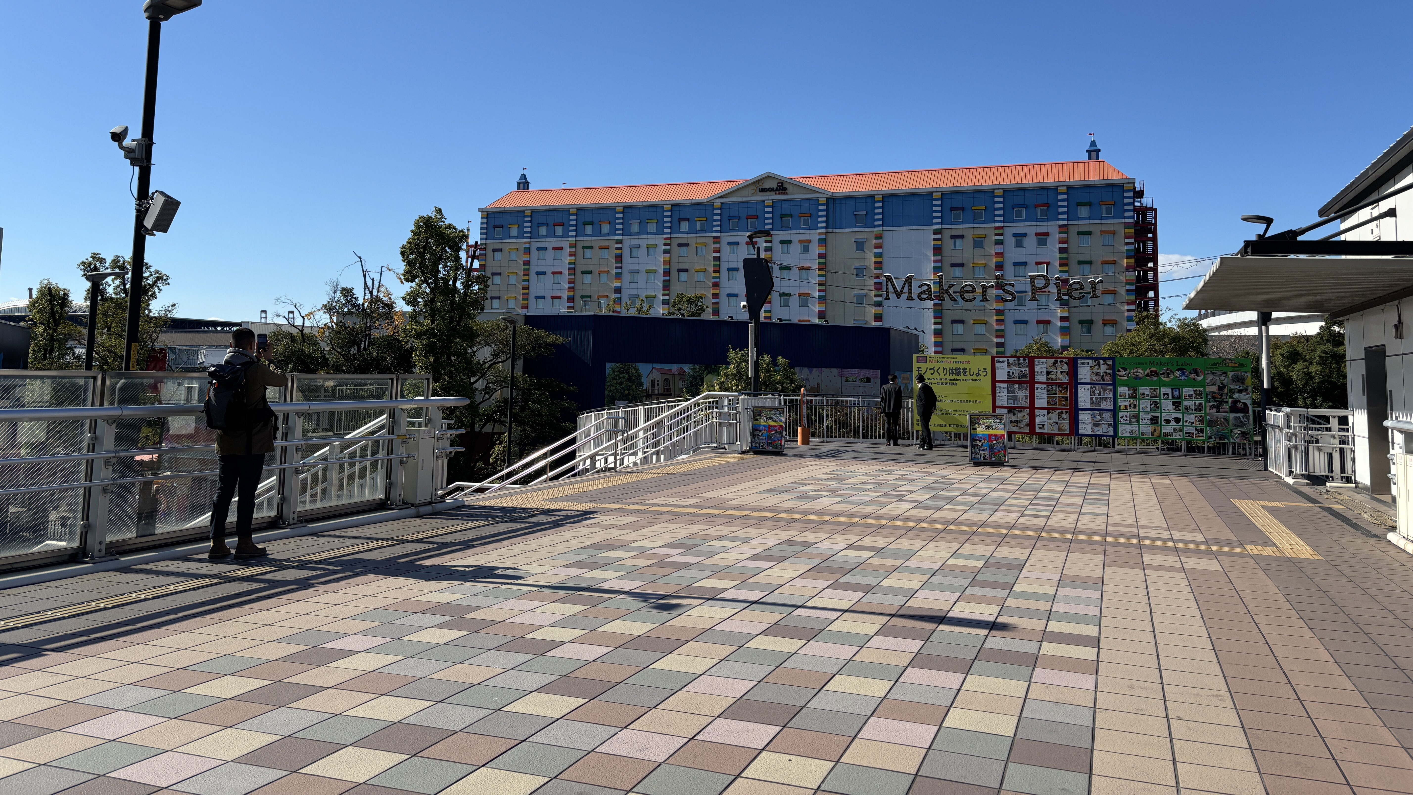 金城ふ頭駅からレゴランドまでの徒歩経路